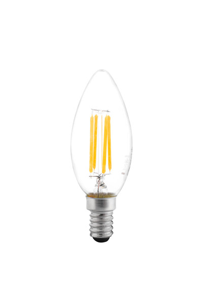 Total Green Bec LED Filament Lumanare 4W E14 6500k Clar, Total Green, Multicolor