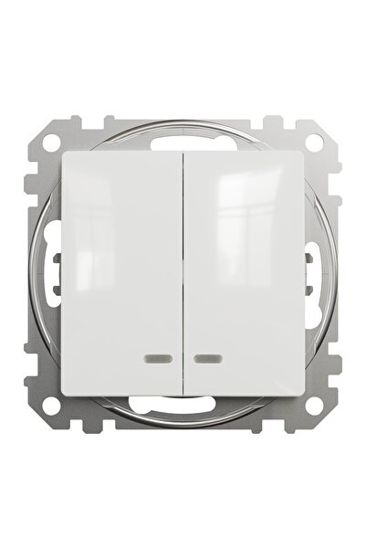 SCHNEIDER Double key 10a white new sedna -, schneider, white