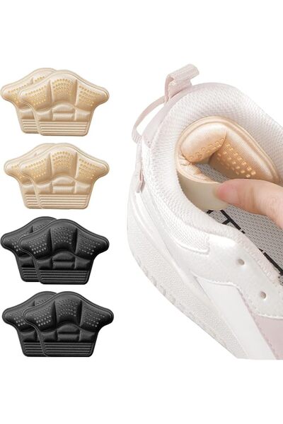 NALACAL 4 Pairs Heel Cushion,Heel Grip Shoes Too Big,Self-Adhesive Heel Cushi...