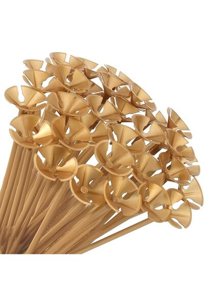 SYOSI 100 Pcs Plastic Balloon Sticks with Cups, 12.6 Inch Balloon Holders for...
