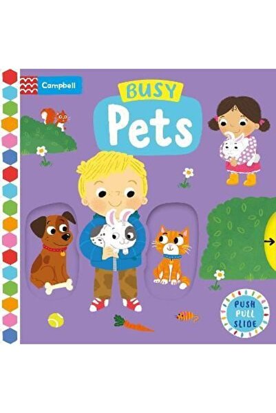 Campbell Books Busy Pets (Push, Pull, Slide Book)