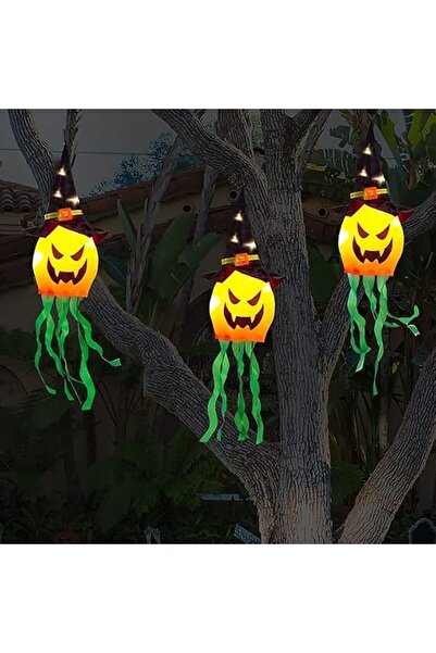 Generic Halloween decoration outdoor 3-piece set hanging illuminated glowing ...