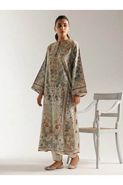 Generic Brand Grey-1PCS-KAFTAN-2032