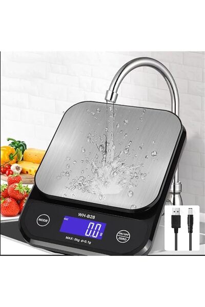 GENERAL IP67 Waterproof Food Scale, 0.01oz/0.1g High Precision, 11lb/5kg Elec...
