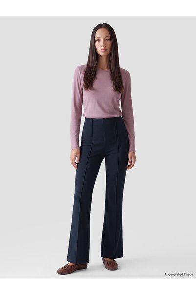 LC Waikiki Nevavm Farkıyla Lcw Everyday Navy Blue Interlock Plain Super Skinn...