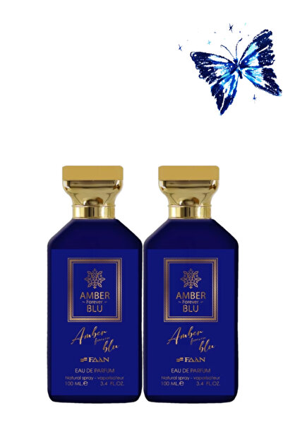 Faan قطعتان من عطر أمبر فوريفر بلو 100 مل