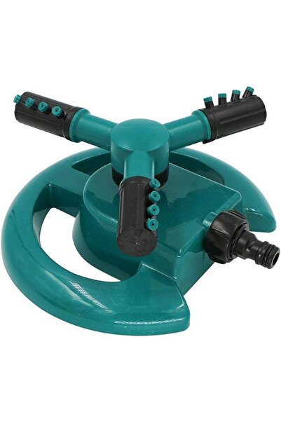 SCIENISH Garden Sprinklers Water Durable Rotary Three Nozzle Arm Pipe Hose Sp...