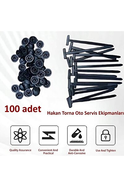 HAKTOR - Rico Yeni Cırt Kelepçe Klipsi Kapak Trim Çadır Tente Branda Sabitlem...