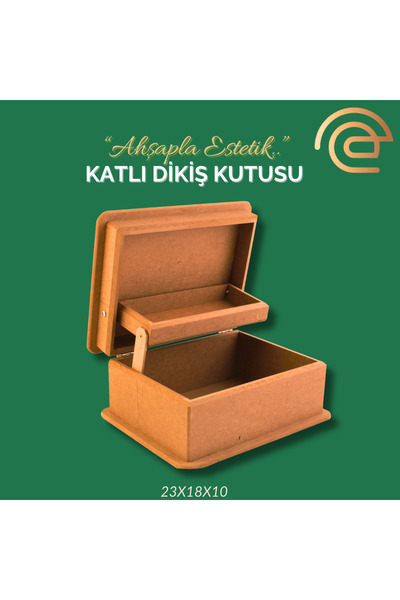 Eymen Hobi KATLI DİKİŞ KUTUSU ORTA