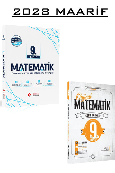Sonuç Yayınları Sonuç 9. Sınıf Matematik Modüler Set maarif +Orijinal 9 Matem...