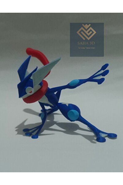 saha3d sıradışı tasarımlar Greninja Pokemon figür 10 cm