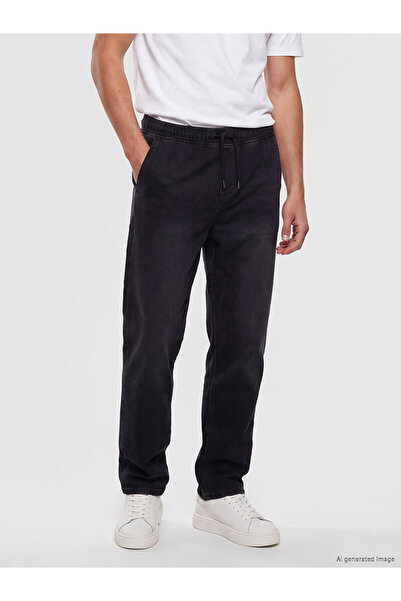 LC Waikiki Lcw Jeans Black Baggy Fit Men's Jeans Pants