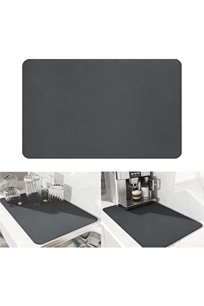 GENERAL Dish Drying Diatomaceous Earth Mat, Absorbent Drip Protector Drainer,...