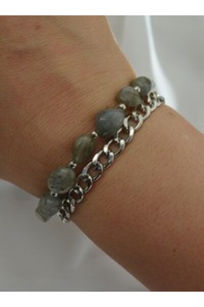 Stoneage Rutile Quartz Double Bracelet - Multicolor