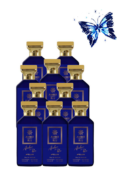 Faan 10 قطع من عطر أمبر فوريفر بلو 100 مل