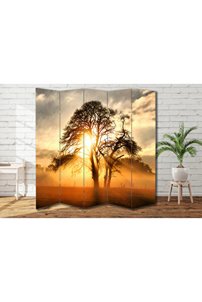 dbsanat Doğa Temalı Özel Tasarım Paravan Room Divider 180 x 200 cm
