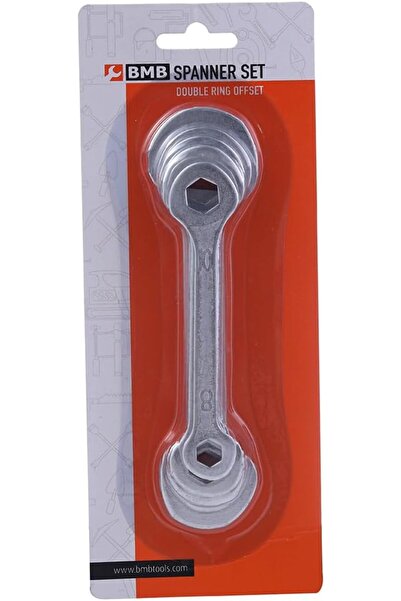 Bmb TOOLS Double Ring Offset Spanner Set 5 Pieces |Double-End Metric Flare Nu...