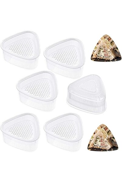 Tazweeq Sushi Mold, 6 PCS Onigiri Maker, DIY Making Tools Rice Ball, Rice Bal...