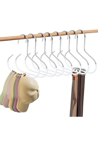 ELECDON 8 Pack Hat Hanger for Closet, Interlocking Hat Organizer for Baseball...