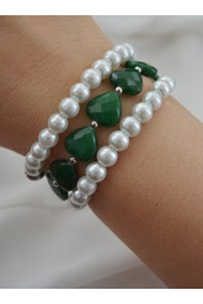 Stoneage Jade Venci Bracelet Set - Multicolor