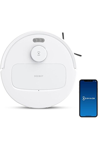 Ecovacs مكنسة روبوت DEEBOT N20e مع ممسحة، قوة شفط 10,000 باسكال، نظام ملاحة L...