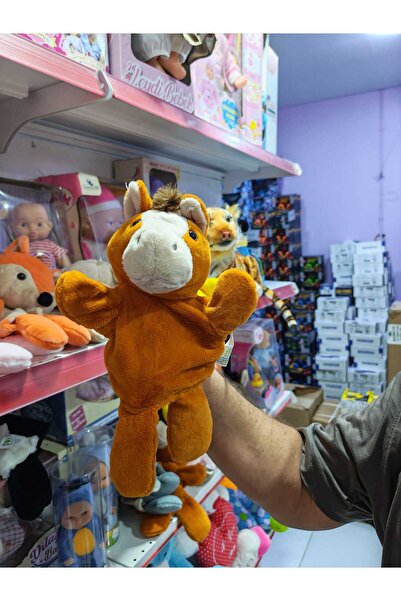 Boratila Toys Cute Colorful Animal Themed Plush Toy Hand Puppet
