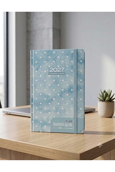 Gıpta 2027 Akademik Ajanda 17X24 Haftalık İplik Dikişli Sert Kapak Ajanda 160...