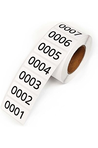 KASTWAVE Consecutive Numbered Stickers 1–1000, 1.6 x 0.8 Inch Inventory Label...