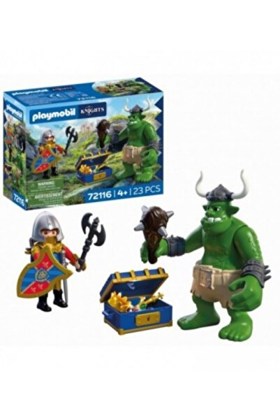 Playmobil Trol și Cavalerul Leu cu Comoară