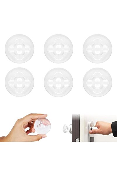 ToolHouse 6Pcs Door Stop Wall Handle, Wall Protecto, Washable Silicone Door H...