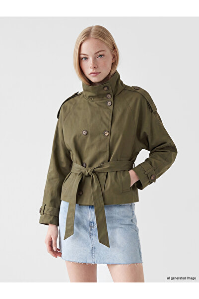 LC Waikiki Quality Pieces from Çelebi Store Dik Roba Collar Loose Fit Women's...