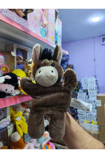 Boratila Toys Cute Colorful Animal Themed Plush Toy Hand Puppet