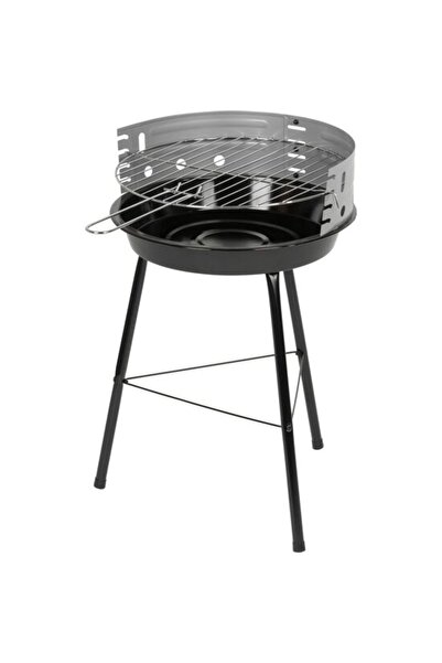 Solplant Gratar gradina cu carbuni, grill rotund, 33.5 cm, 38x38x55 cm, Fabio
