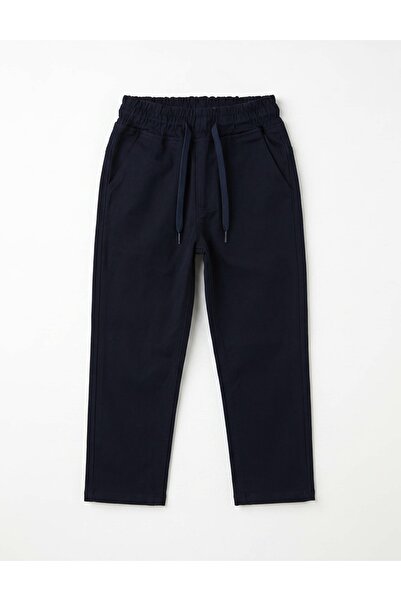 MiniKids Pantaloni tercot, Leon, bleumarin inchis