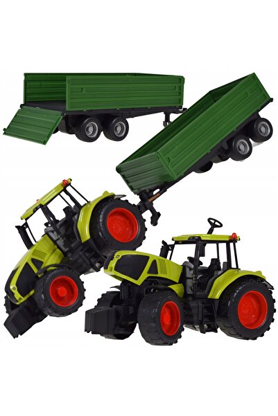 Skleplolki Tractor agricol de jucărie cu remorcă grea