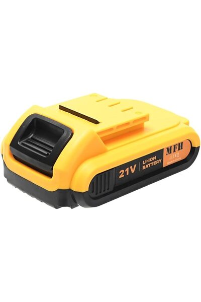 MFH TOOLS بطارية 21 فولت - 1300 مللي أمبير - حزمة بطارية ليثيوم أيون بديلة قا...