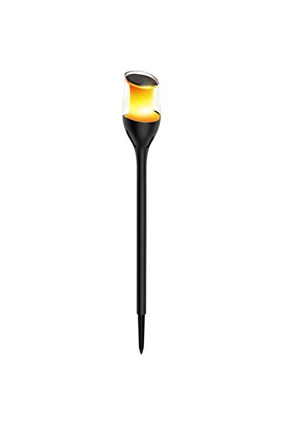 Solplant Lampa solara pentru gradina, tip faclie/torta, 12 LED, 8x65 cm,