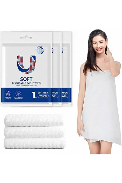 GENERAL Premium Disposable Bath Towels, Disposable Bath Towels Portable Soft ...