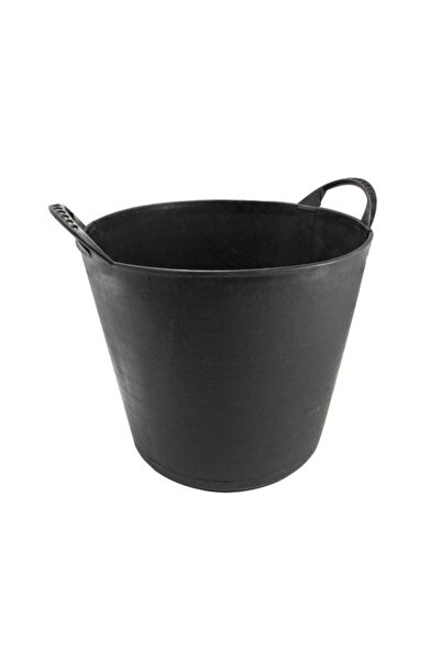 Solplant Galeata pentru constructii, rotunda, flexibila, neagra, 55 L,