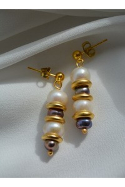 Stoneage Pearl Earrings -