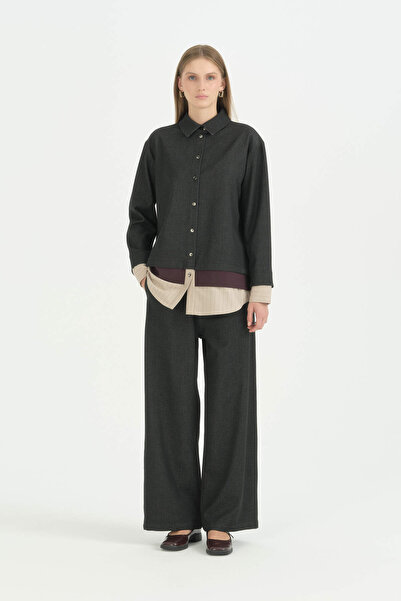 Nihan Double Suit - Black