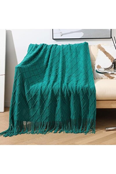 OriTi Textured Throw Blankets, Knitted Tassel Blankets, Super Soft Cozy Light...