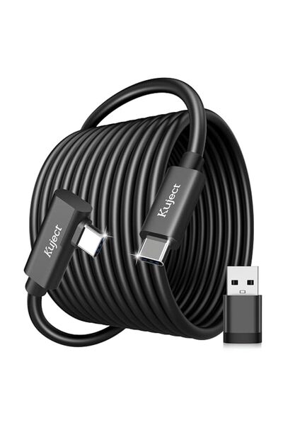 Kuject Link Cable with Charging 5m Compatible with Meta Quest 3S/3/2/Pro/Pico...