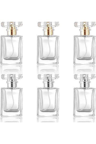 Yelajoy Refillable Glass Perfume Atomizer Bottles - 6Pack 30ML Leakproof Trav...