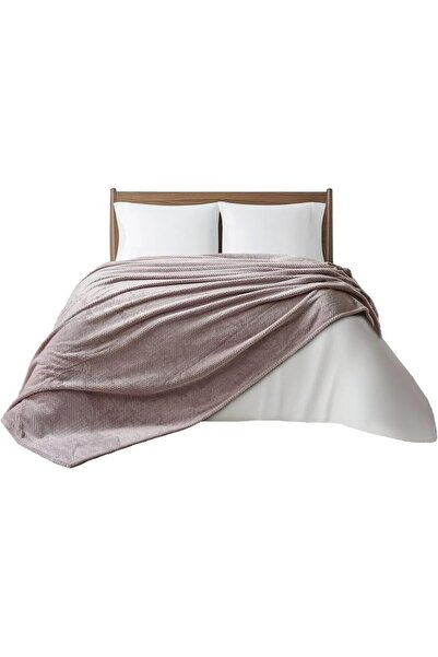 D DONETELLA FEEL THE LUXURY بطانية صوف دونيتلا، مقاس فردي 170×210 سم، 350 جرا...