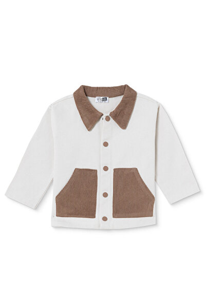 ebebek Hello Baby HelloBaby Erkek Bebek Ceket Düğmeli Gömlek Yaka Long Sleeve