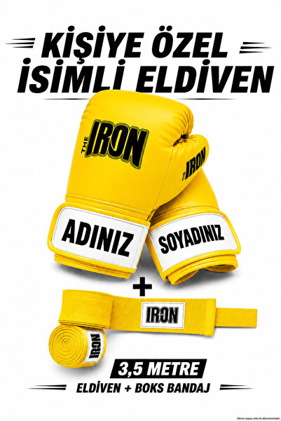 Theiron Kişiye özel Boks / Kickboks / Muaytahi eldiveni + Bandaj