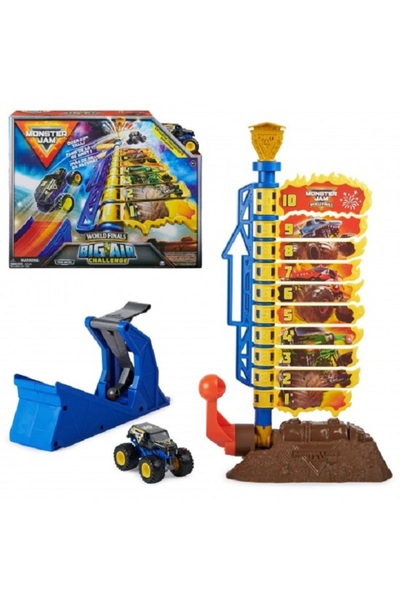 Monster Jam El Toro Loco Big Air Challenge 1:64 playset, over 50 cm