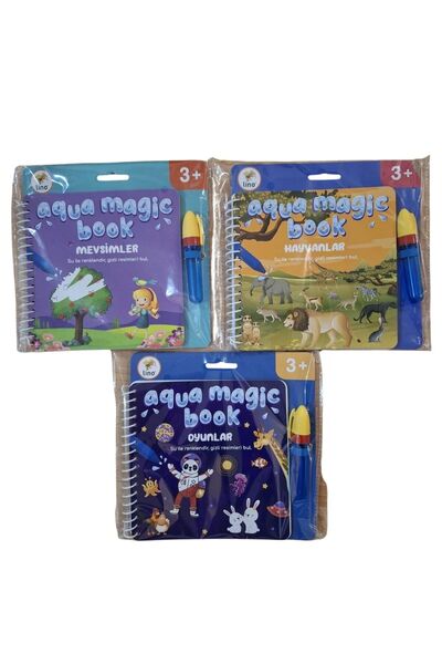 Lino Aqua Magic Book (3'lü Set)