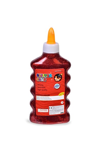 OEM Adeziv cu sclipici roșu 200ml - Adeziv artizanal non-toxic
